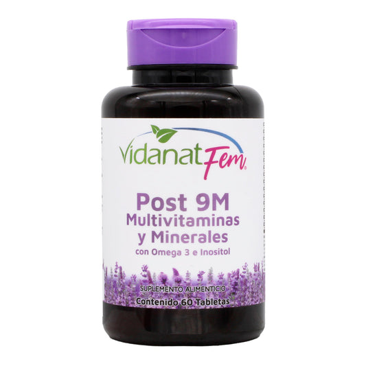 Post 9m Multivitaminas Minerales 60 Tab