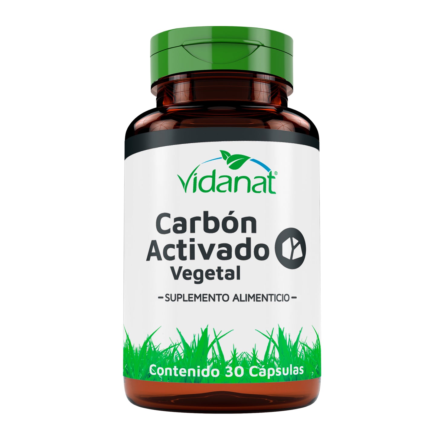 Carbon Activado Vegetal 30 Cap