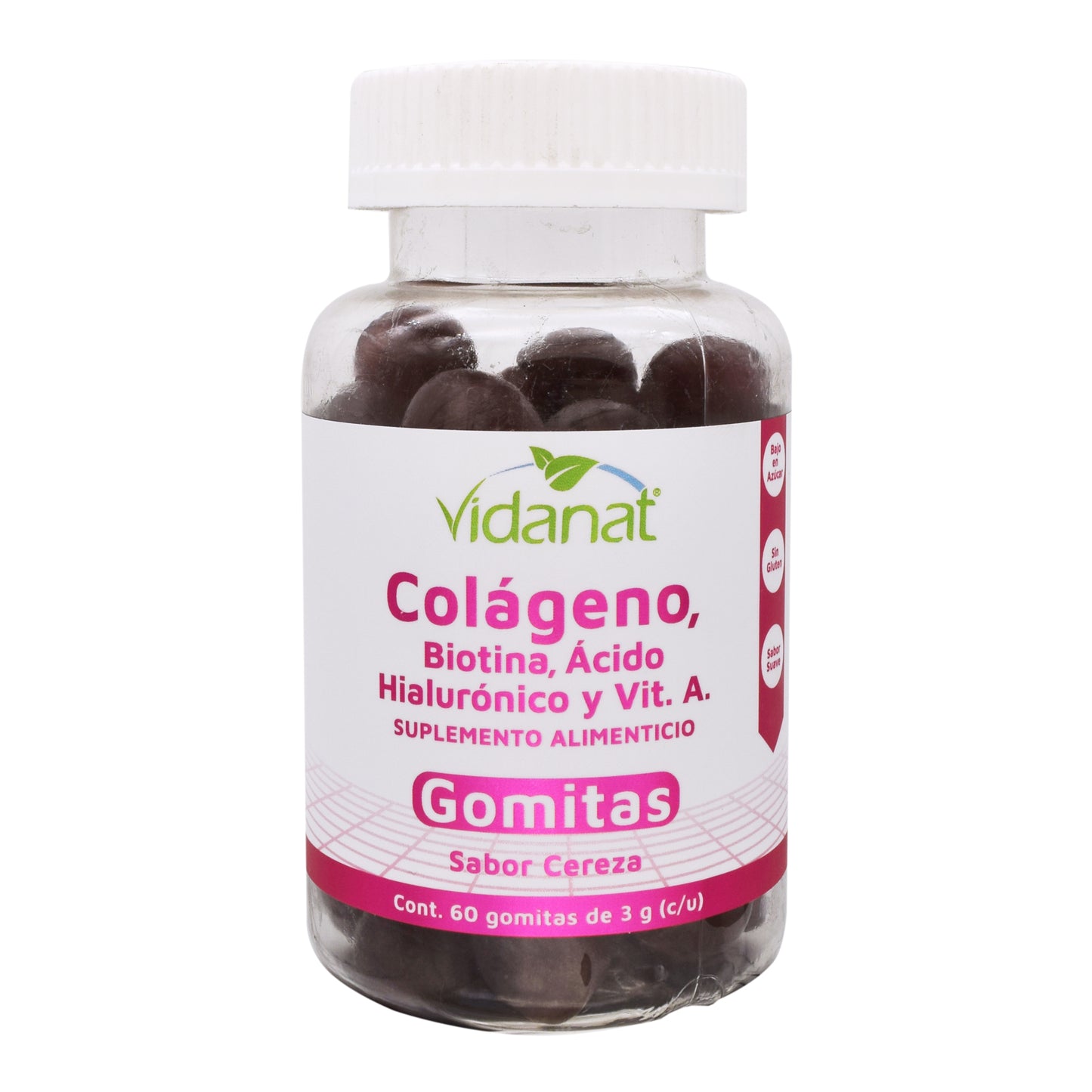 Gomitas Colageno Biotina Acido Hialuronico 60 Gomitas