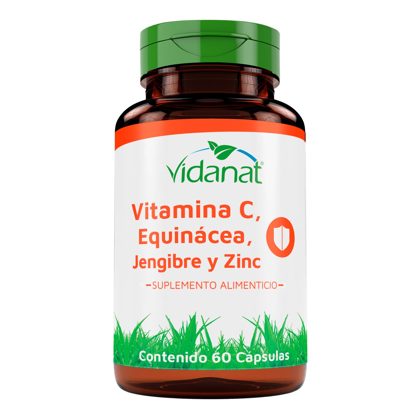 Vitamina C Equinacea Jengibre Y Zinc 60 Cap