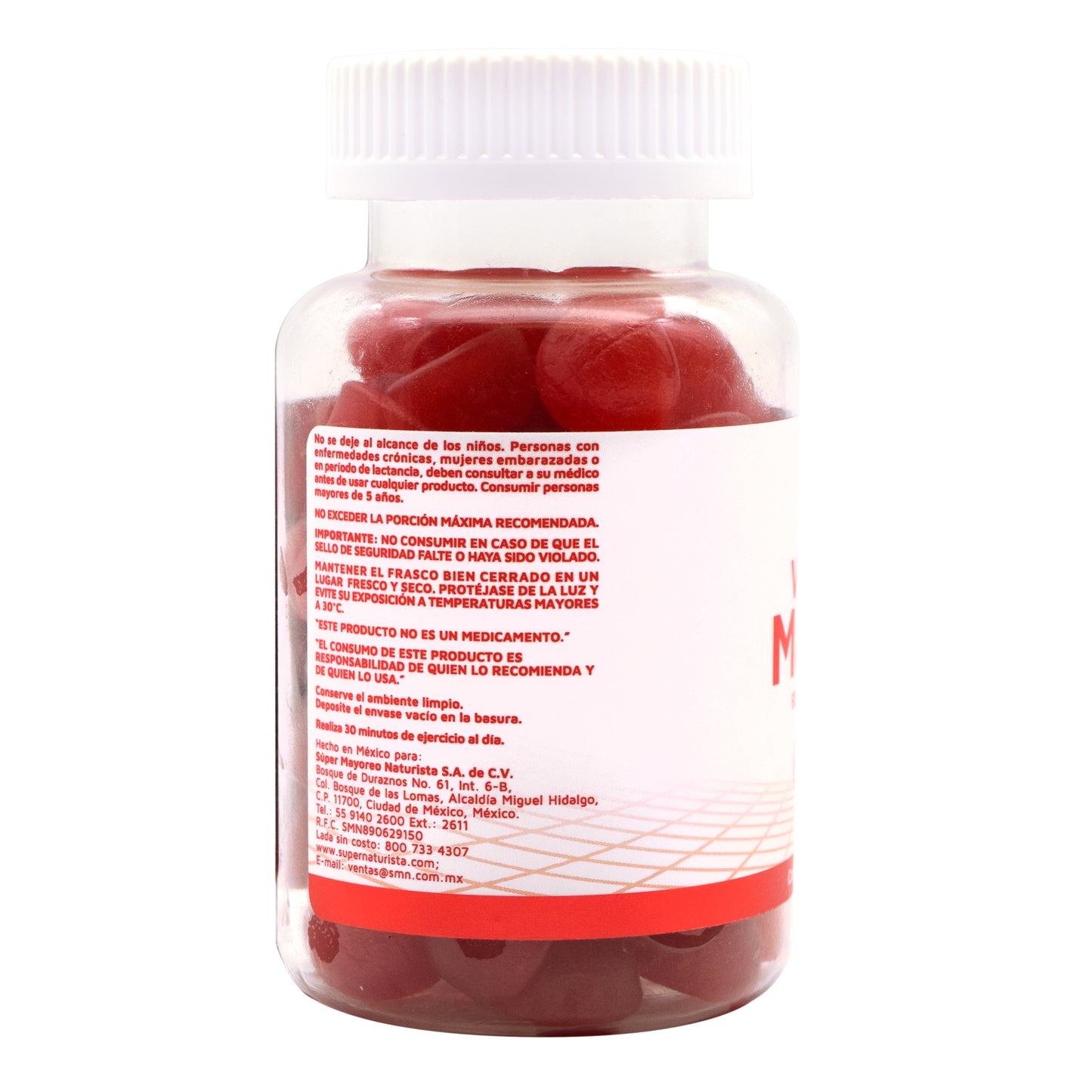 Gomitas Vinagre De Manzana 60 Gomitas