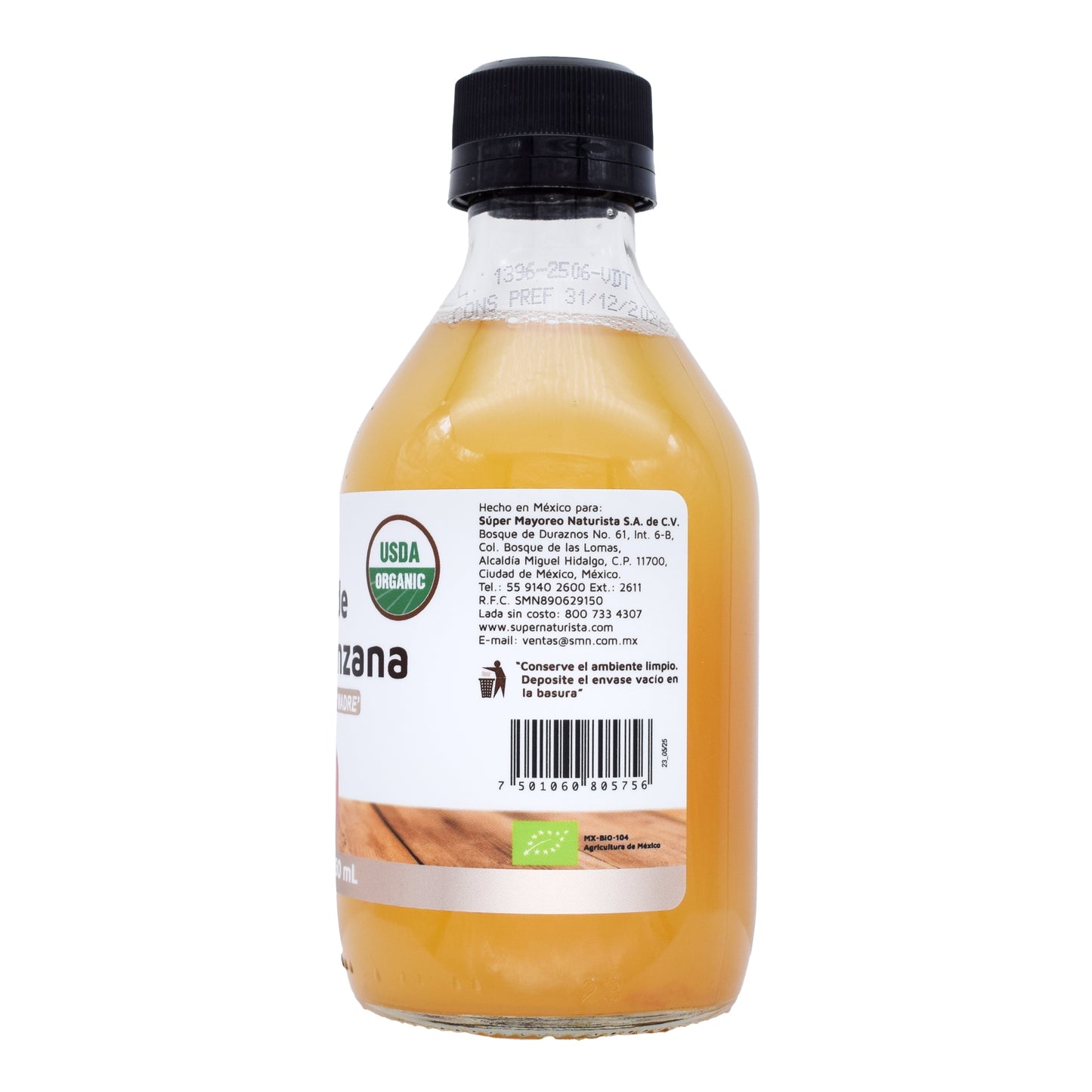 Vinagre De Sidra De Manzana 250 Ml