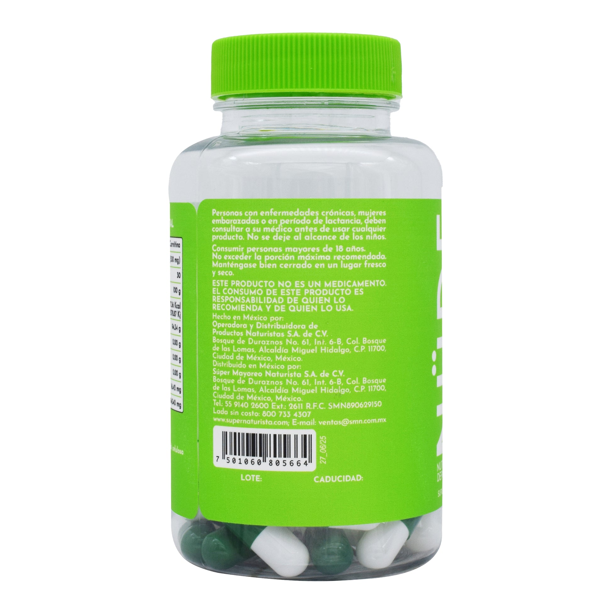 caducidad l carnitina L-Carnitina Tartrato 1000 mg | 120 Cpsulas Suplemento Alimenticio en Cpsulas L-Carnitina