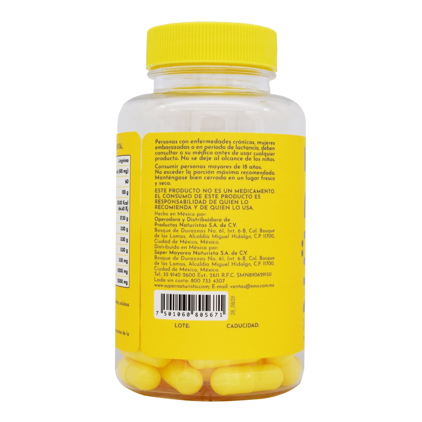 L Arginina 60 Cap