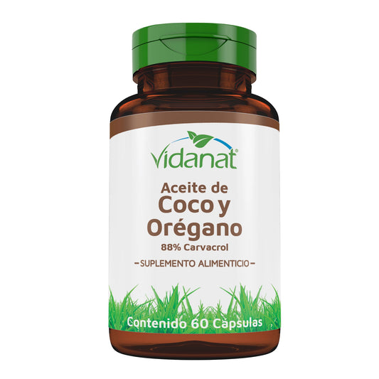 Aceite De Coco Y Oregano 60 Cap