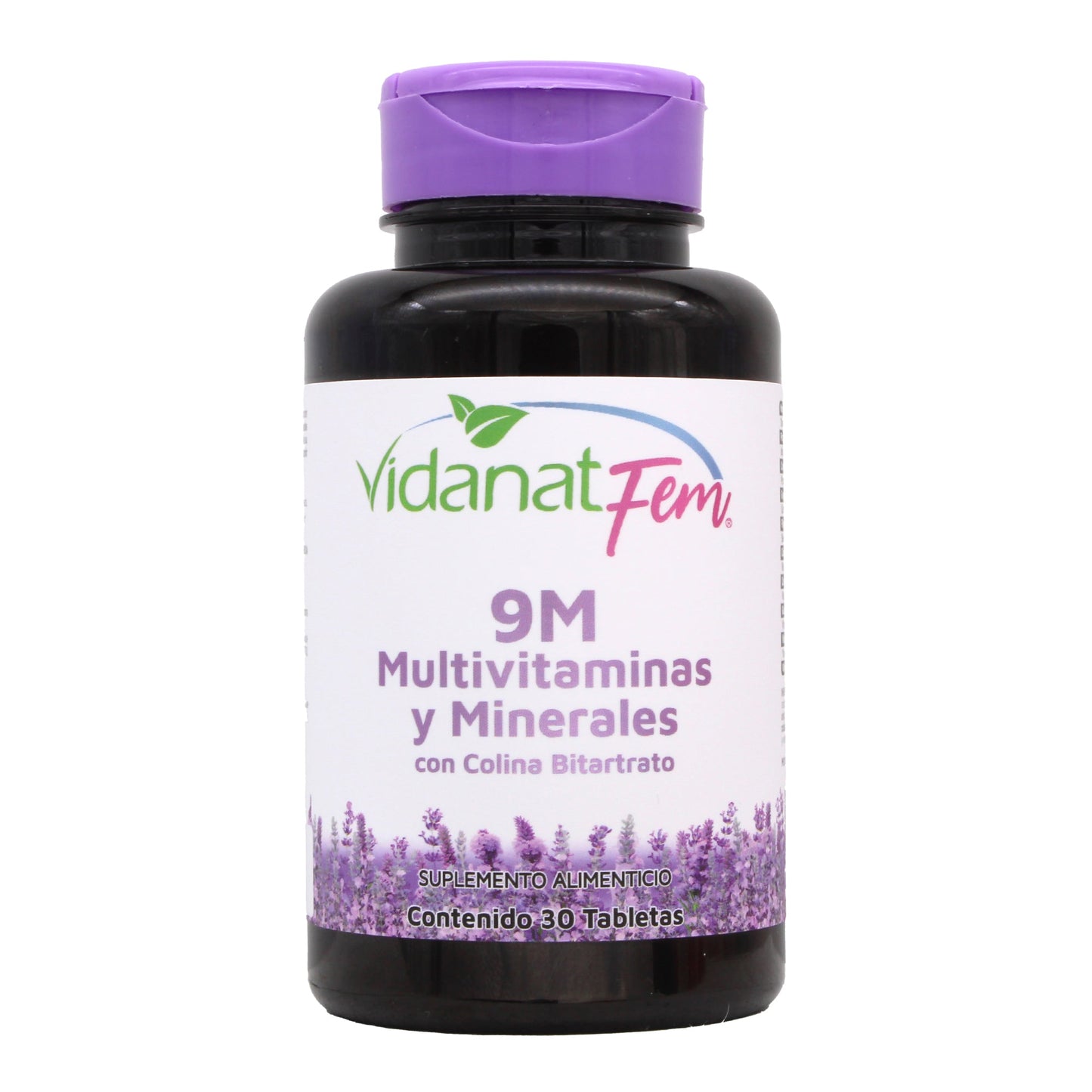 9M Multivitaminas Minerales Colina Bitartrato 30 Tab