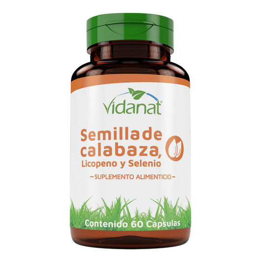 Semilla De Calabaza Licopeno Selenio 60 Cap