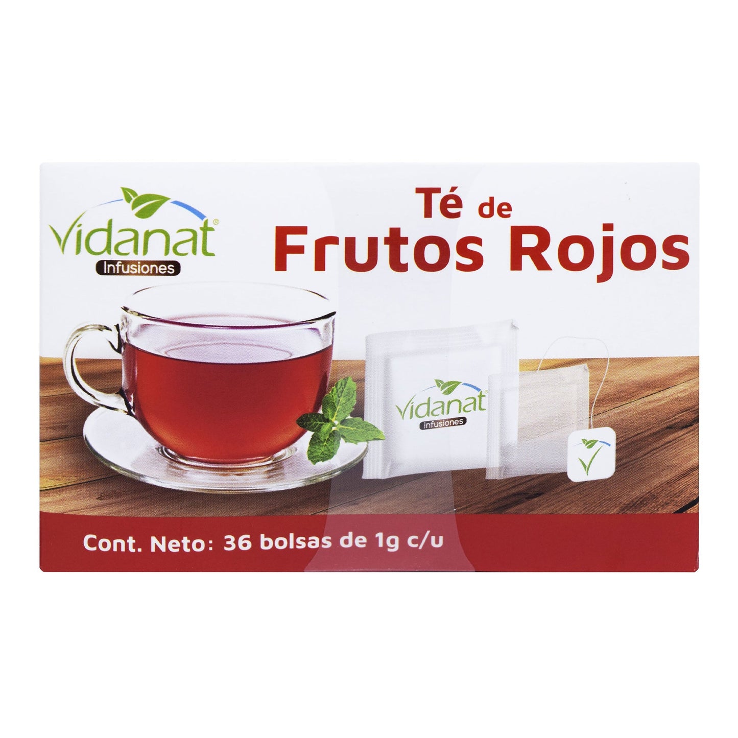 Te Frutos Rojos 36 Sobres