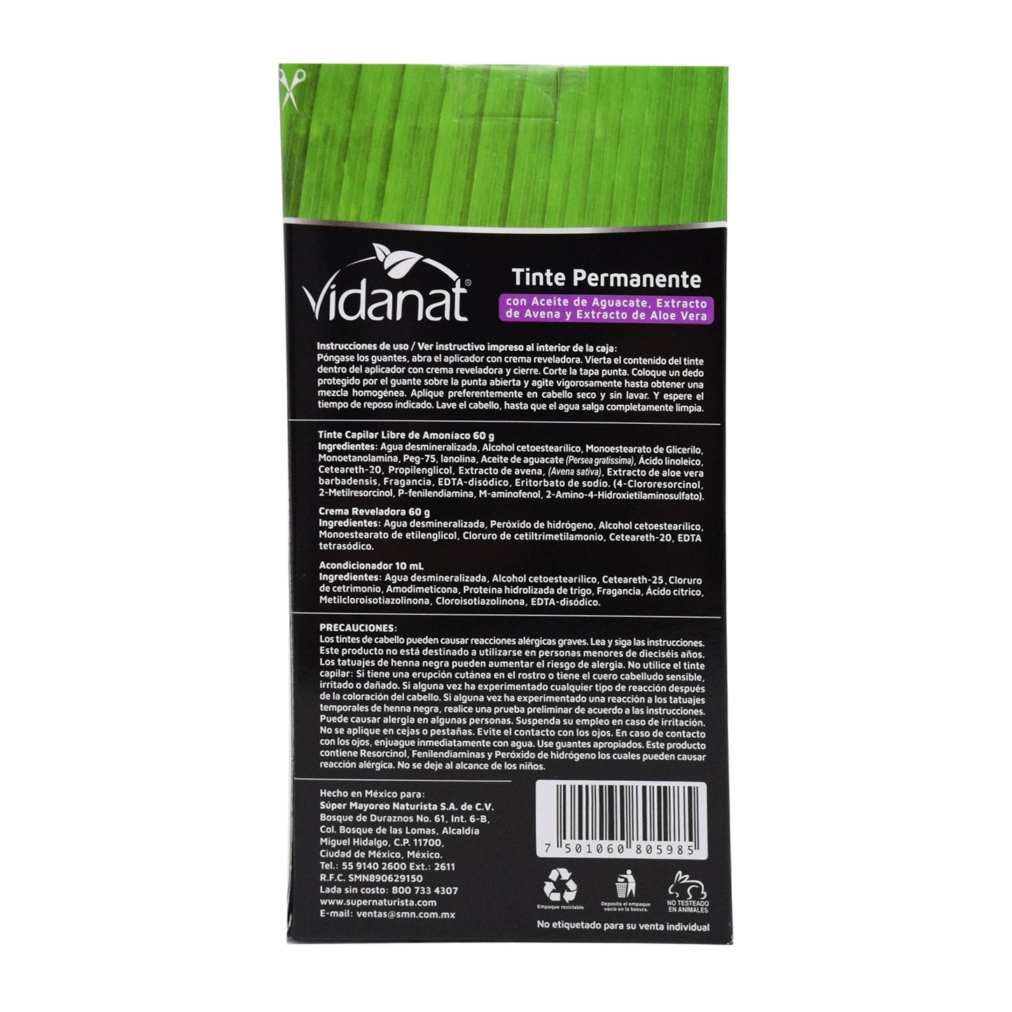 Tinte Negro Natural 60 G